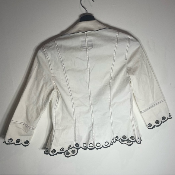 Moschino Cream Jacket with Black Detailing - Picture 3 of 3